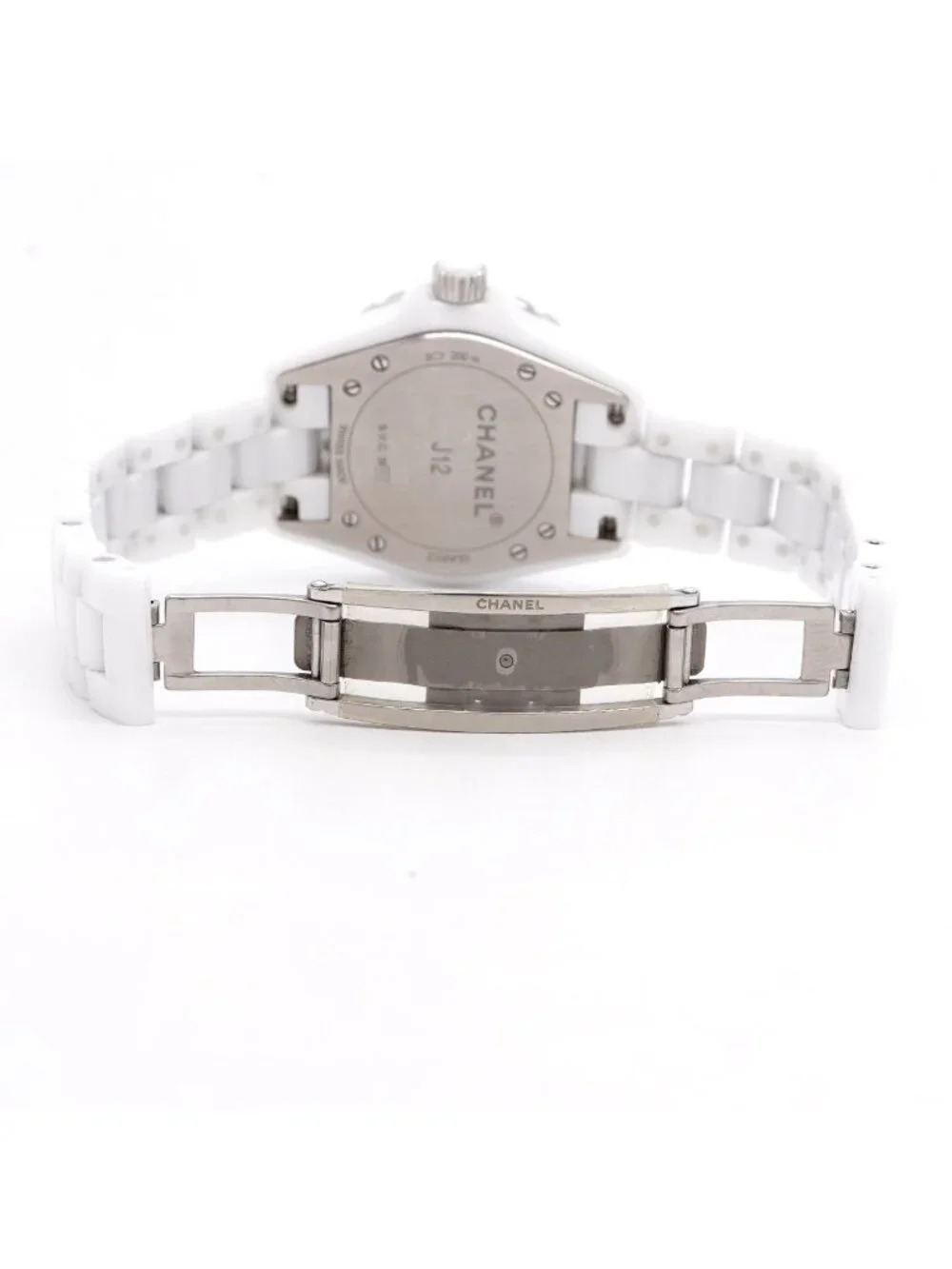 Chanel Diamond White Dial Watch